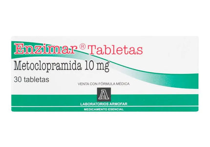 Enzimar 10 Mg 30 Tabletas