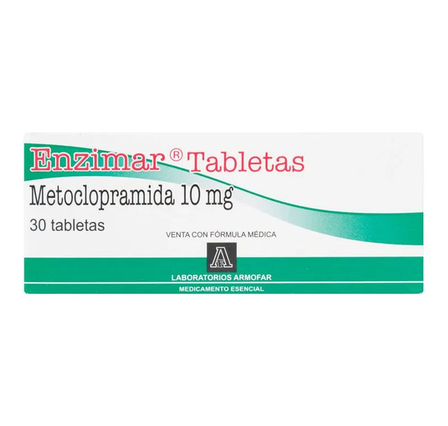 Enzimar 10 Mg 30 Tabletas