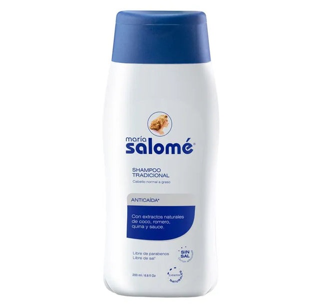 Shampoo  Maria Salome 2 En 1 Prevención Caida Sin Sal 200Ml