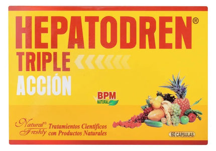 Hepatodren Triple Accion 60 Capsulas Nf