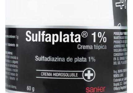 Sulfaplata 1% Crema 60 Gr