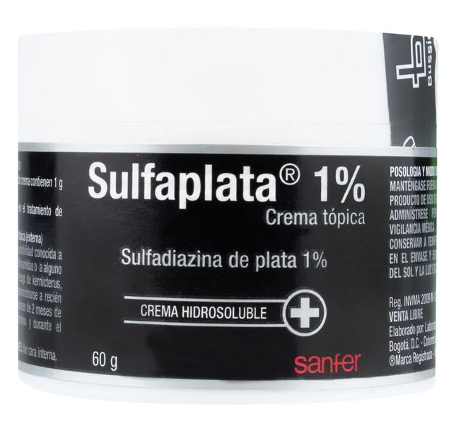 Sulfaplata 1% Crema 60 Gr