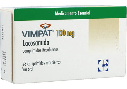 Vimpat 100 Mg 28 Comprimidos