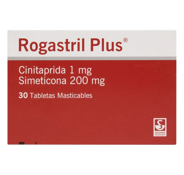 Rogastril Plus 1Mg/200Mg 30 Tabletas Masticables