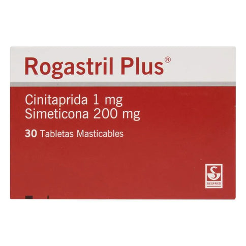 Rogastril Plus 1Mg/200Mg 30 Tabletas Masticables