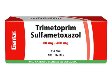 Trimetoprim Sulfa 80-400 100 Tabletas Gf