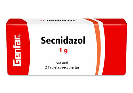 Secnidazol 1 Gr 2 Tabletas Gf