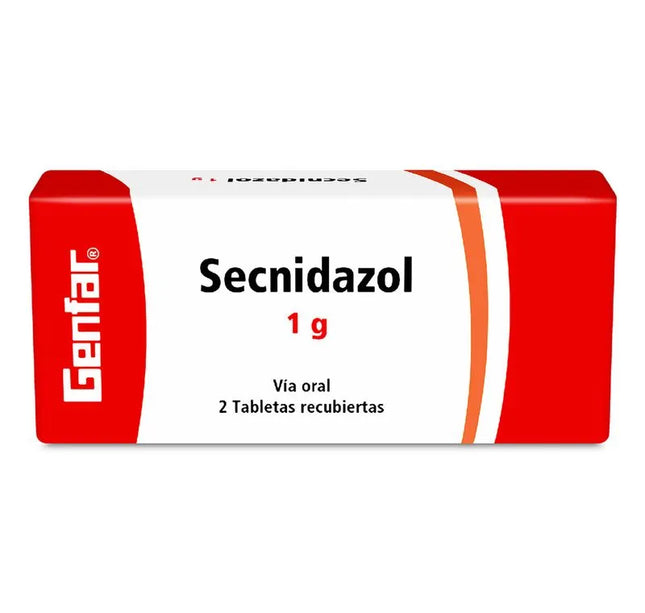 Secnidazol 1 Gr 2 Tabletas Gf