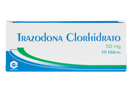 Trazodona 50 Mg 50 Tabletas Expofarma