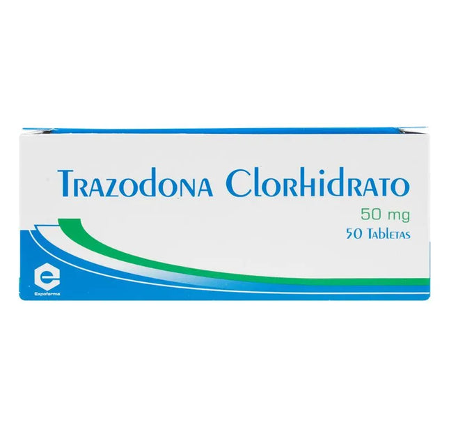 Trazodona 50 Mg 50 Tabletas Expofarma