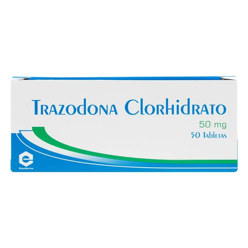 Trazodona 50 Mg 50 Tabletas Expofarma