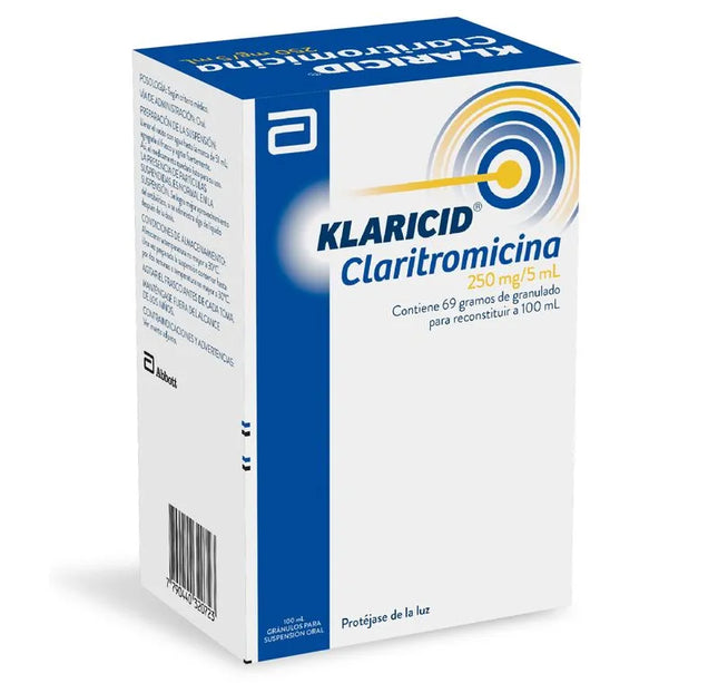 Klaricid 250 Mg/5Ml Suspensión 100Ml