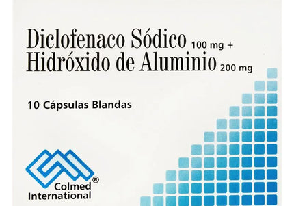 Diclofenaco 100 Mg+Hidrox.10 Capsulas