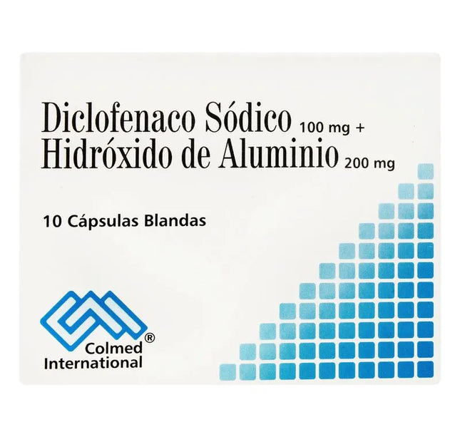 Diclofenaco 100 Mg+Hidrox.10 Capsulas