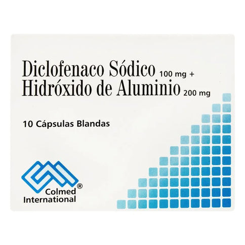 Diclofenaco 100 Mg+Hidrox.10 Capsulas
