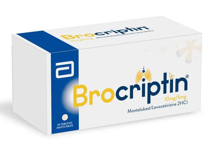 Brocriptin 10/5Mg 30 Tabletas Masticables