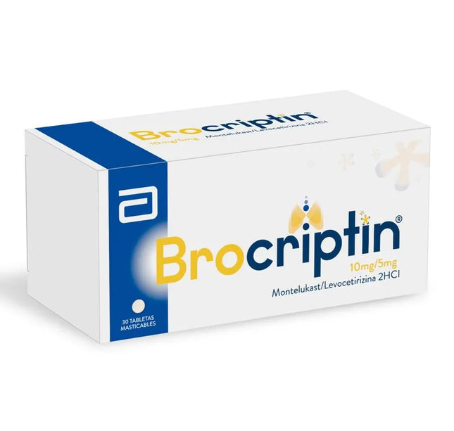 Brocriptin 10/5Mg 30 Tabletas Masticables