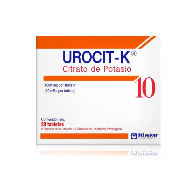 Urocit K 10 Meq 28 Tabletas