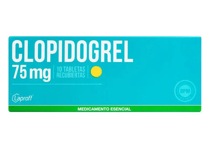 Clopidogrel 75 Mg 10 Tabletas