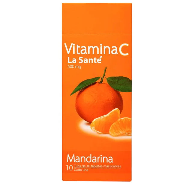 Vitamina C 500 Mg Mandarina 100 Tbs LS