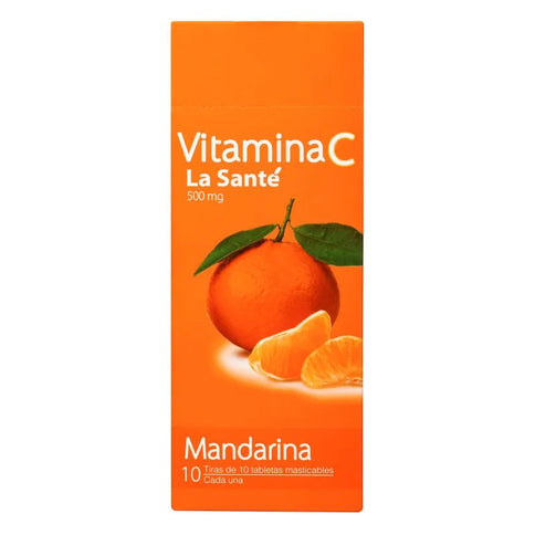 Vitamina C 500 Mg Mandarina 100 Tbs LS