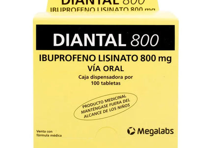 Diantal 800 Mg 100 Tabletas
