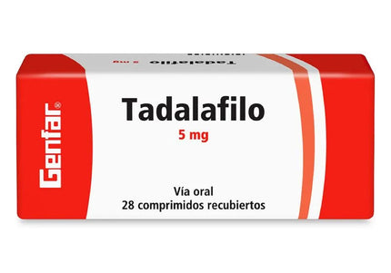 Tadalafilo 5 Mg 28 Comprimidos Gf