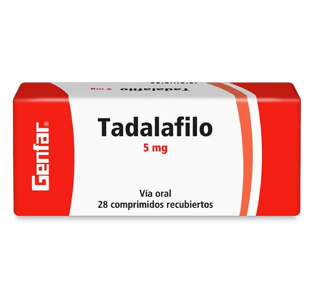 Tadalafilo 5 Mg 28 Comprimidos Gf