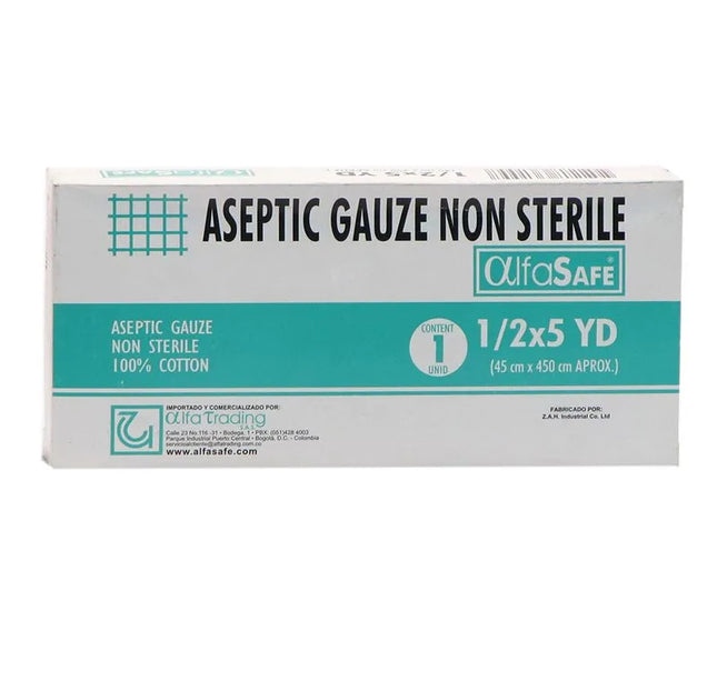 Gasa Alfa Aseptica 1/2X5