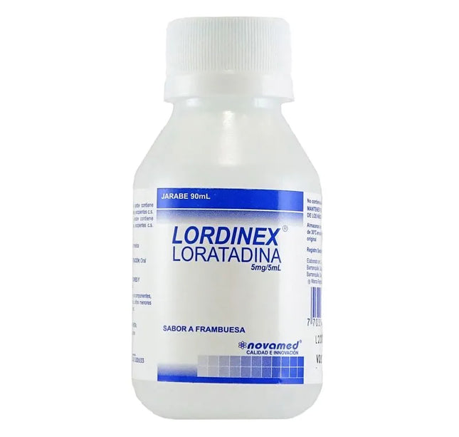 Loratadina Lordinex 5 Ml Jarabe 90 Ml