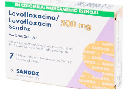 Levofloxacino 500 Mg 7 Tabletas Sandoz
