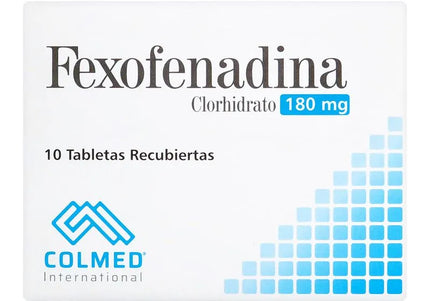 FEXOFENADINA 180 MG 10 TABLETAS PC