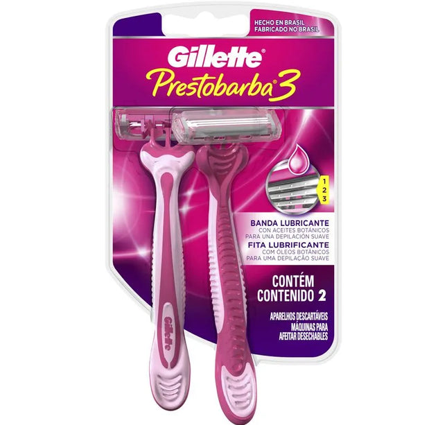 Maquina Prestobarba 3 Mujer 2 Und