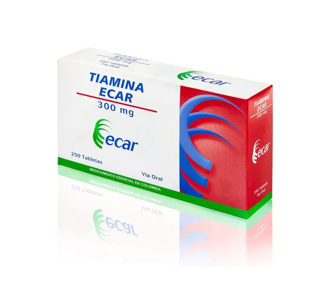 Tiamina 300 Mg 250 Tabletas Ecar