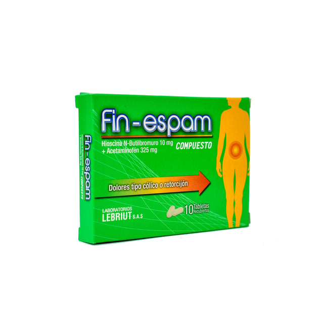 Fin-Espam Compuesto 10 Mg 10 Tabletas