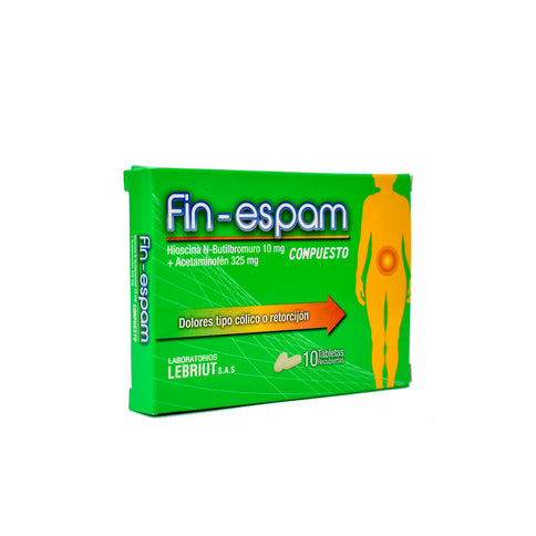 Fin-Espam Compuesto 10 Mg 10 Tabletas