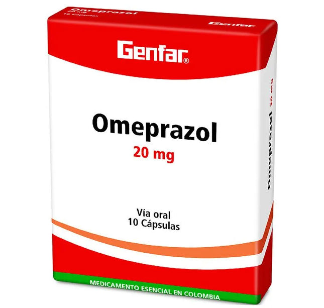 Omeprazol 20 Mg 10 Capsulas Gf
