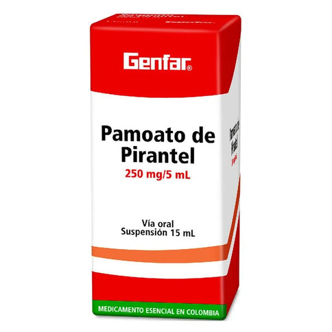 Pamoato Pirantel Suspension 15 Ml Gf