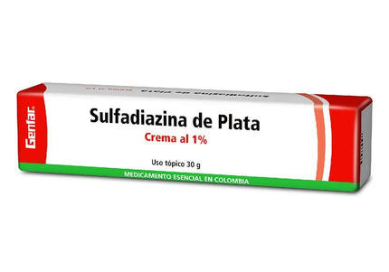 Sulfadiazina De Plata 30 Gr Gf