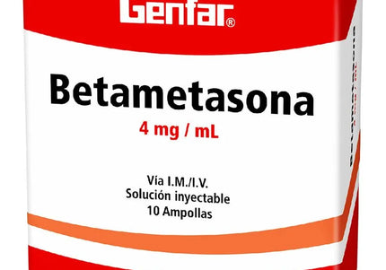 Betametasona 4 Mg 1 Ml 10 Ampollas Gf