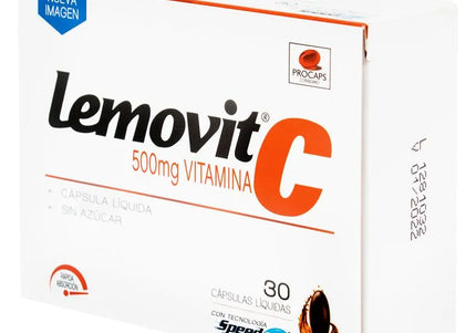 Lemovit C 500 Mg 30 Cap.Blanda Gelatin.