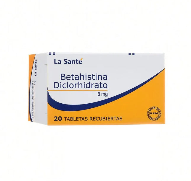 Betahistina 8 Mg 20 Tabletas LS