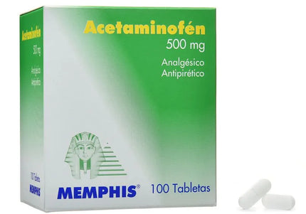 Acetaminofen 500 Mg 100 Tbs Mp
