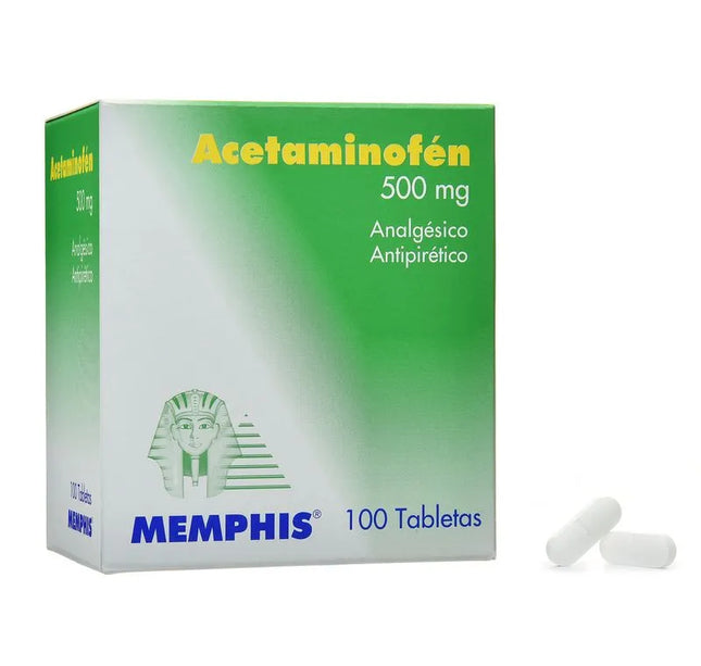 Acetaminofen 500 Mg 100 Tbs Mp