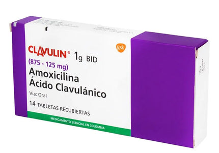 Clavulin 1 Gr 14 Tabletas