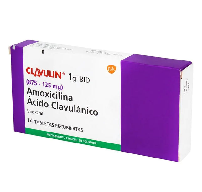 Clavulin 1 Gr 14 Tabletas