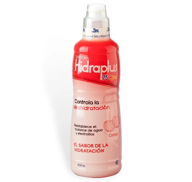 Hidraplus 75 Zinc Cereza 400 Ml Suero O