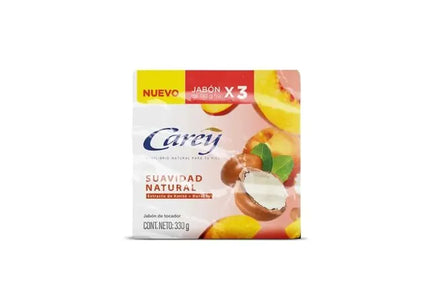 3 Jabón Carey Suavidad Natural 110 Gr