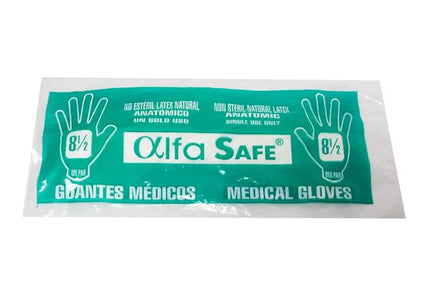 Guante Cirugia Alfa 8 1/2 12 Und