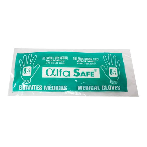 Guante Cirugia Alfa 8 1/2 12 Und